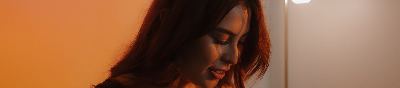 Alexis performing a facial massage